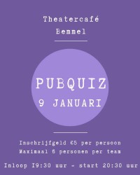 Pubquiz TheaterCafé