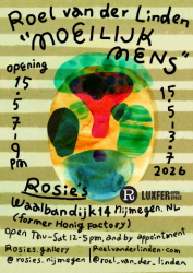 Poster - Roel van der Linden - Moeilijk Mens