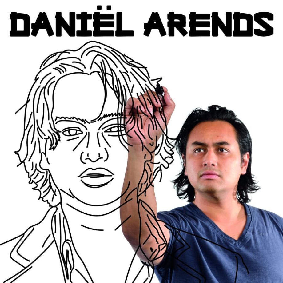 Young trekt sprintje naar show Daniël Arends