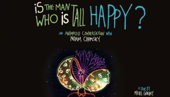 Is the man who is tall happy? - Antwoord: nee **