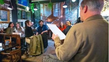 Beelden Nijmeegse cultuurquiz 2026 in café BeijOns